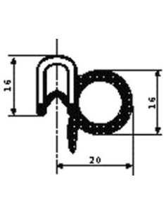 TRAFILATO PSL VANO PORTA DA 25 MT 820478115E SICCOM
