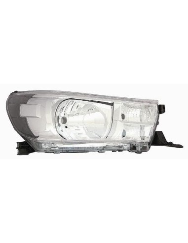 FARO FANALE PROIETTORE ANTERIORE TOYOTA HI-LUX 2016 PARAB. CROMATA DX DEPO 10574