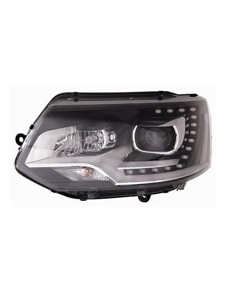 FARO FANALE PROIETTORE ANTERIORE VOLKSWAGEN T5 2011 C/LUCE DIURNA A LED C/MOTORE DX DEPO 10580