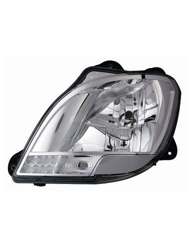 FARO FANALE PROIETTORE ANTERIORE DAF XF 106 2013 REG. MANUALE (H7-H1) A LED DX DEPO 10584