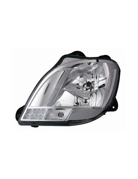 FARO FANALE PROIETTORE ANTERIORE DAF XF 106 2013 REG. MANUALE (H7-H1) A LED DX DEPO 10584