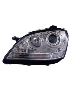 FARO FANALE PROIETTORE ANTERIORE MERCEDES CLASSE M 2006 XENON PARABOLA NERA DX DEPO 22350