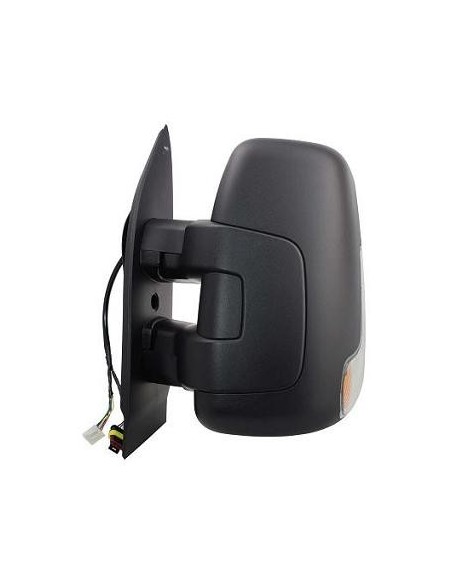 RETROVISORE ESTERNO IVECO DAILY 2014 ELETT. TERM. C/FAN. BRACCIO CORTO NERO 7PIN DX DEPO 802024