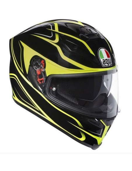 CASCO K-5 S MAGNITUDE BLACK/YELLOW FLUO TG.XL AGV