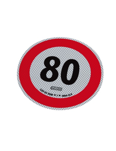 DISCO LIMITE VELOCITA' 80 KM OMOLOGATO DIAMETRO 2