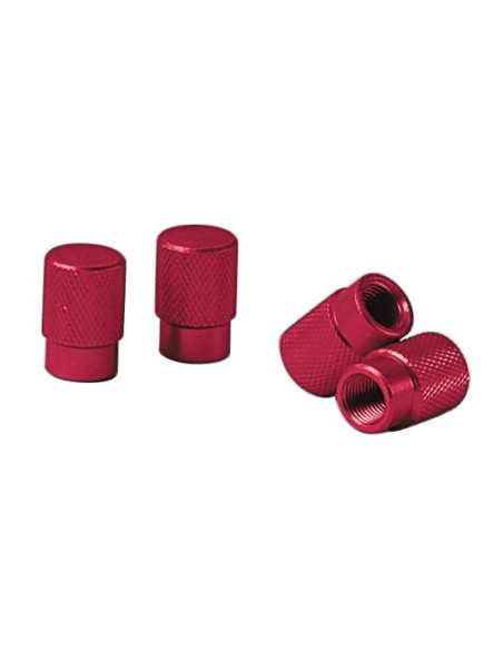 KIT 4 TAPPI COPRIVALVOLA C/VALVOLA ROSSO 02502 LAMPA