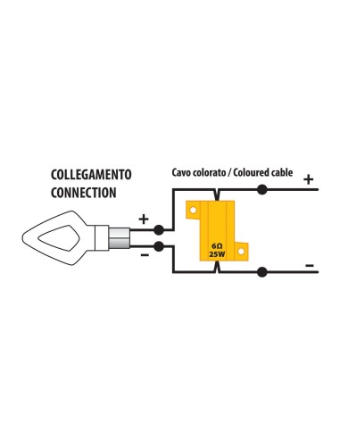 CP RESISTENZE ALLUMINIO 60HM 25W C/CONNETT