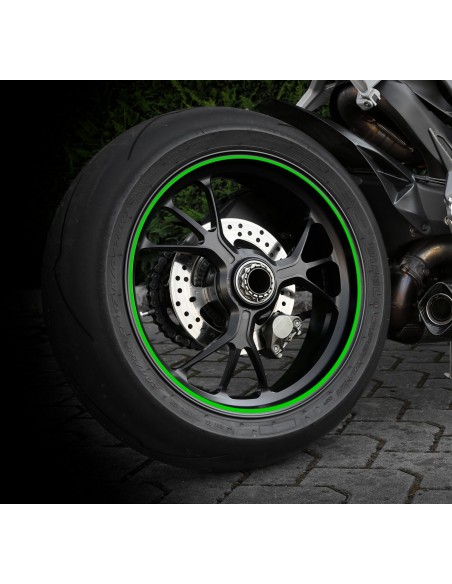 WHEEL STRIPE VERDE RACING CON APPLICATORE 7MM X 6