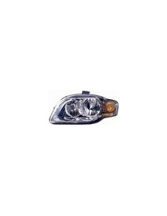 FARO ANTERIORE PROIETTORE DX H7-H7 PRED REG ELETT AUDI A410/04 in poi 11/07 C/FAN ARANCIO