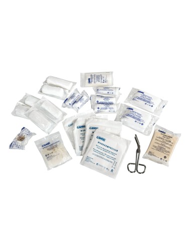 KIT PRONTO SOCCORSO PER AUTO NORME DIN 13164 66962 LAMPA
