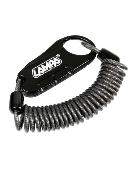 Raptor, lucchetto antifurto con cavo a spirale - 150 cm
