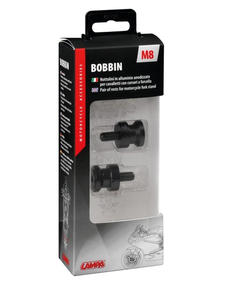 CP.SUPPORTI CAVALLETTO 8MM BLACK