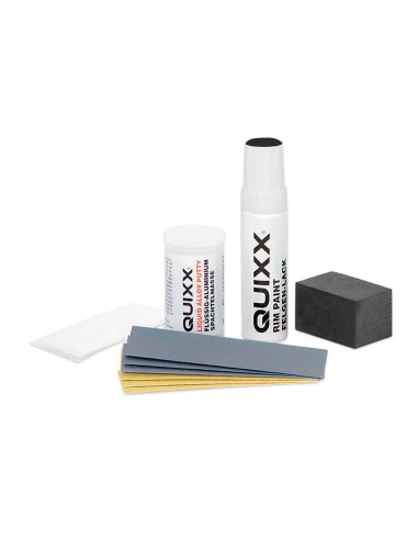 Quixx, kit riparazione cerchi in lega - Nero