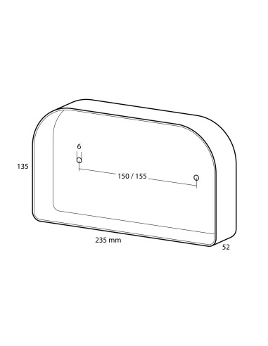 FANALE POSTERIORE DE-LUXE DX 41510 LAMPA