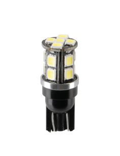 12/24V Led series - 15 Led SMD - (T10) - W2,1x9,5d - 2 pz  - Scatola - Bianco - Doppia polarità