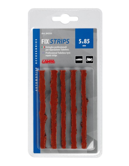 Fix Strips, 5 stringhe professionali per riparazione tubeless - 85 mm