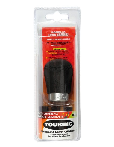 POMELLO LEVA CAMBIO PELLE NERA 00190 LAMPA