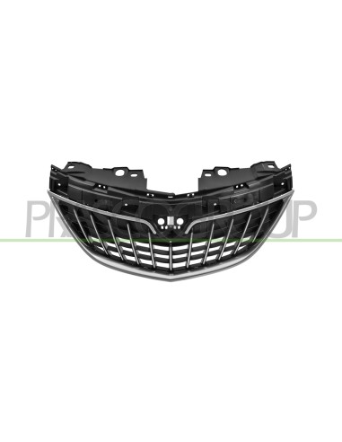 GRIGLIA RADIATORE NERA CON MODANATURA CROMATA MOD. 21 in poi LANCIA YPSILON Mod. 09-15 - 01-24