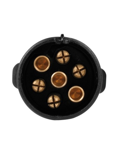 SPINA 7 POLI 12N RING PER GANCIO TRAINO PLASTICA A0013 CORA