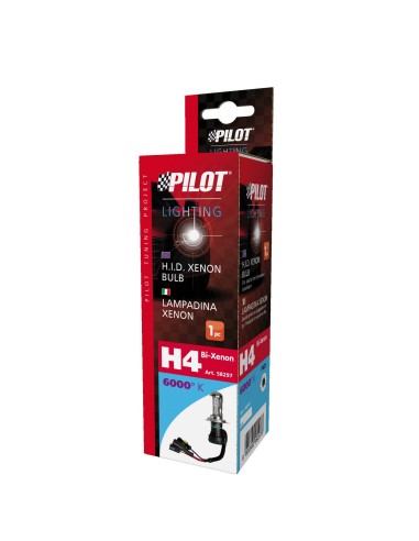 12/24V Lampadina HID Xenon (Bi-Xenon) 6.000K - H4 - 1 pz  - Scatola