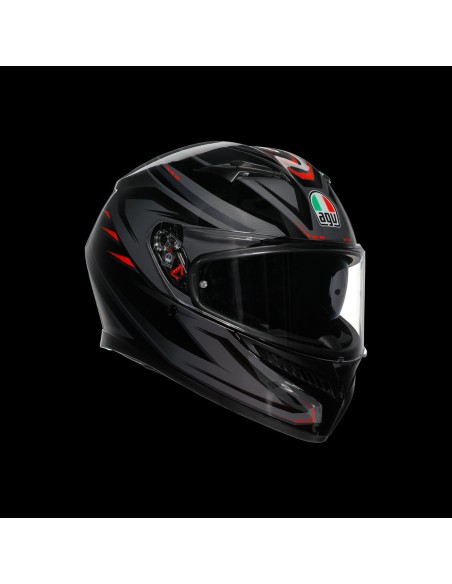 CASCO K3 AGV E2206 SYTH BLACK-RED TG. XL. AGV