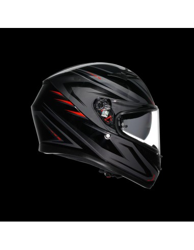 CASCO K3 AGV E2206 SYTH BLACK-RED TG. XL. AGV