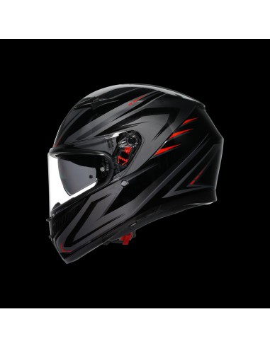 CASCO K3 AGV E2206 SYTH BLACK-RED TG. XL. AGV