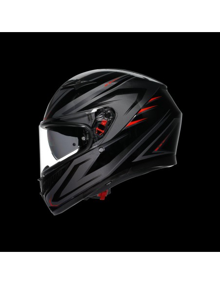 CASCO K3 AGV E2206 SYTH BLACK-RED TG. XL. AGV