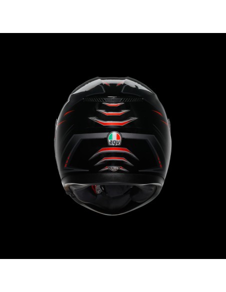 CASCO K3 AGV E2206 SYTH BLACK-RED TG. XL. AGV