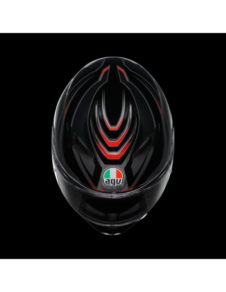 CASCO K3 AGV E2206 SYTH BLACK-RED TG. XL. AGV