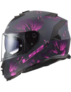 CASCO STORM II BURST MATT BLACK PINK TG.XL*ELI*
