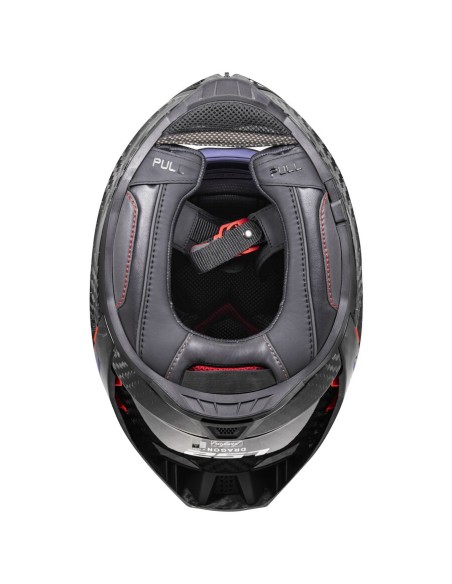 CASCO INTEGRALE FF807 DRAGON MATT CARBON TG.L