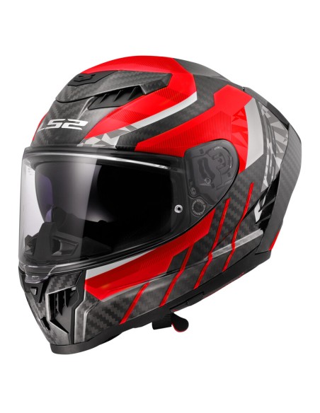CASCO INTEGRALE FF807 DRAGON TRAX RED TG.M LS2