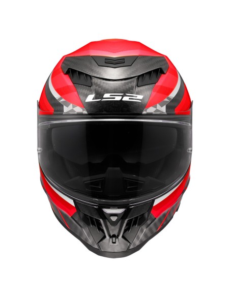 CASCO INTEGRALE FF807 DRAGON TRAX RED TG.M LS2