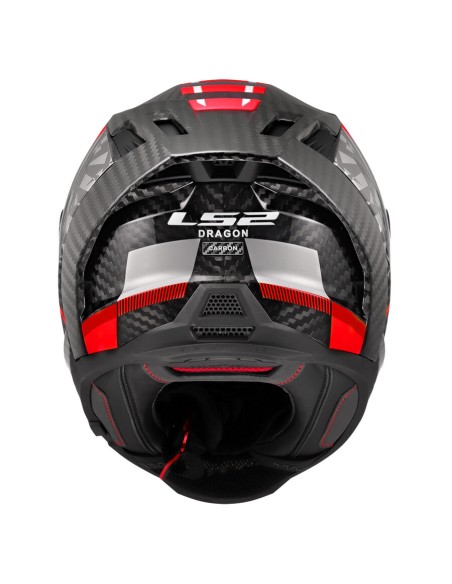 CASCO INTEGRALE FF807 DRAGON TRAX RED TG.M LS2