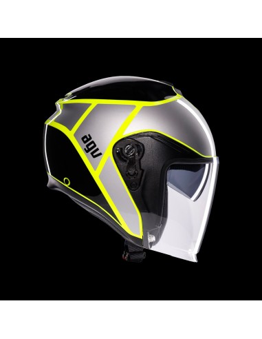 CASCO IRIDES AGV E2206 DAVAO BLA.GRE-Y.FLUO M *ELI