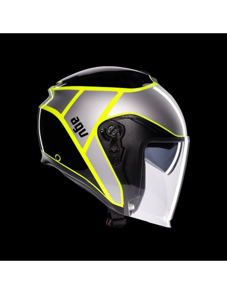 CASCO IRIDES AGV E2206 DAVAO BLA.GRE-Y.FLUO M *ELI
