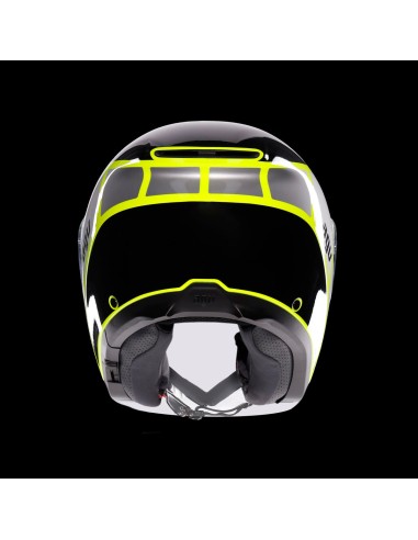 CASCO IRIDES AGV E2206 DAVAO BLA.GRE-Y.FLUO M *ELI