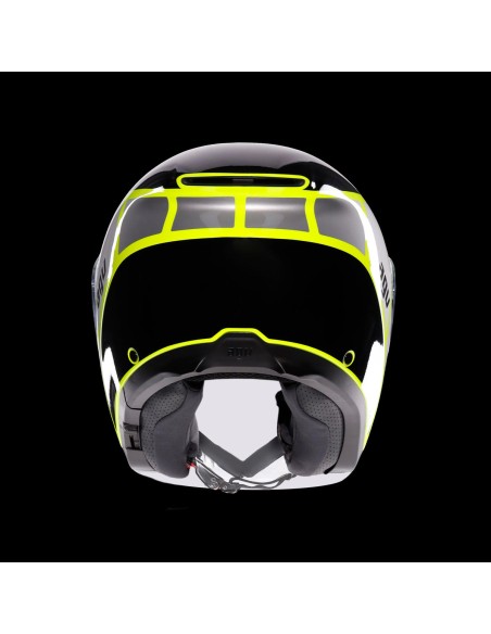 CASCO IRIDES AGV E2206 DAVAO BLA.GRE-Y.FLUO M *ELI
