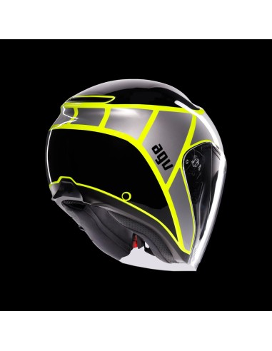 CASCO IRIDES AGV E2206 DAVAO BLA.GRE-Y.FLUO M *ELI