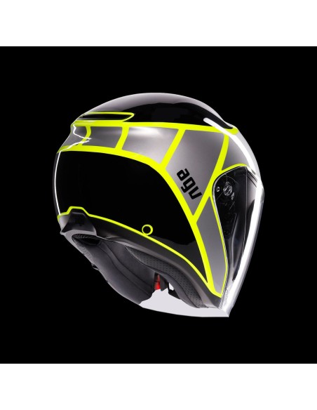 CASCO IRIDES AGV E2206 DAVAO BLA.GRE-Y.FLUO M *ELI