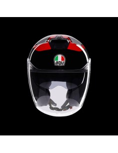 CASCO IRIDS E2206 VALENZA MAT GREY BLACK RED TG.M 2