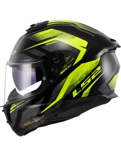 CASCO FF808 STREAM II FURY BLACK H-V YELL TG.L LS2 2