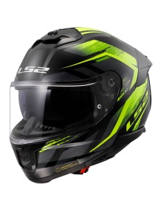 CASCO FF808 STREAM II FURY BLACK H-V YELL TG.S LS2