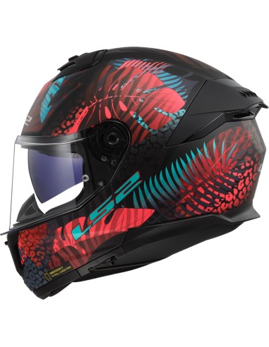 CASCO STREAM II JUNGLE MAT BLACK PINK BLUE TG.L