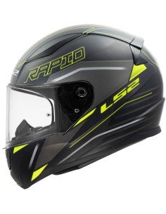 CASCO FF353 RAPID II ROKKU MAT BLACK H-V YELL TG.L