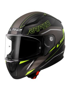 CASCO FF353 RAPID II ROKKU MAT BLACK H-V YELL TG.L 2