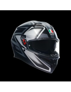 CASCO K3 E2206 COMPOUND MATT BLACK-GREY TG S AGV