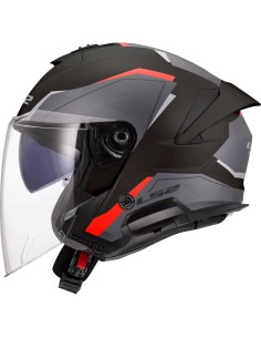 CASCO OF618 VERSO II AIR BLACK RED TG.L