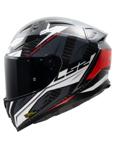 CASCO FF811 VECTOR II SAVAGE WHITE RED GREY TG.S 2